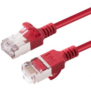 Microconnect V-FTP6A005R-SLIM Cat6a Networking Cable 0.5m Red