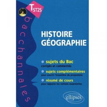 Histoire-Géographie. Terminale ST2S - nouveau programme
