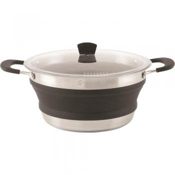 Outwell Collaps Pot Topf faltbar Silikon / Edelstahl 2,5 Liter M