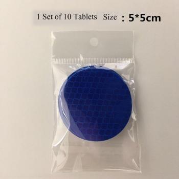 10PCS Reflective Safety Stickers for Cars and Bikes