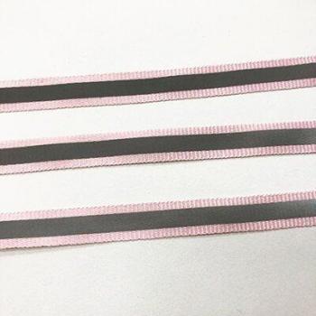 Meetee 50Yards 1cm Reflective Nylon Webbing Tape