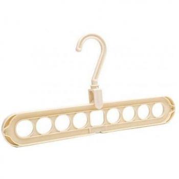Multi-Functional 9-Hole Clothes and Scarf Hanger
