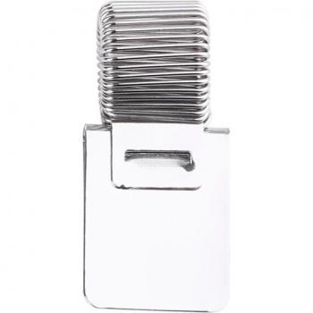 Double Hole Metal Spring Pen Holder with Pocket Clip