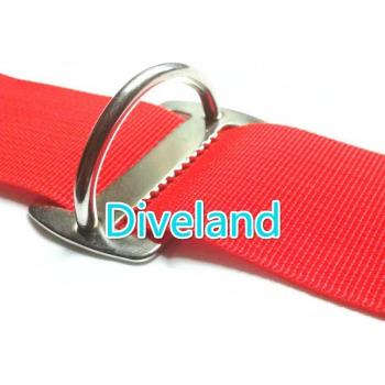 Spearfishing Scuba Diving Stainless Steel Leather Strap Belt with O Ring