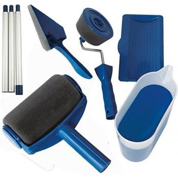 DIY Paint Roller with Corner Brush for Home and Office