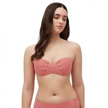 Bandeau Bikini Piqué Tirantes Extraíbles