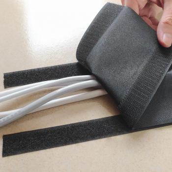 1 Meter Soft Adjustable Hook And Loop Wire Cover