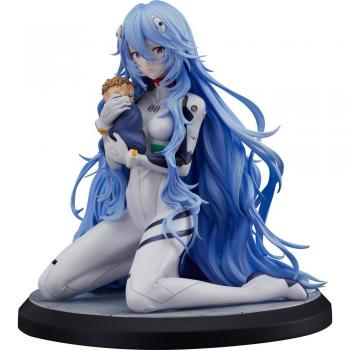 Rebuild of Evangelion Estatua PVC 1/7 Rei Ayanami Cabello Largo Ver. 16 cm