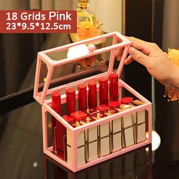 Kosmetik Organizer für Lippenstifte mit Glasabdeckung