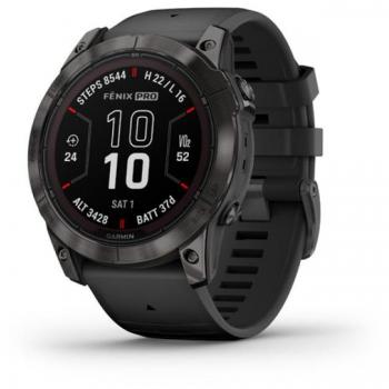 Epix Pro (Gen2) van Garmin – Hoogwaardige 51‑mm smartwatch, stalen frame, grijs & zwart