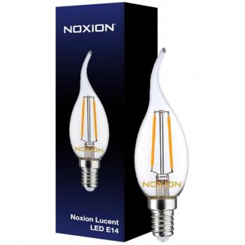 Noxion Lucent LED E14 Clear Candle Bulb 2.5W 250lm - Extra Warm White | 25W Equivalent