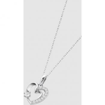 Collar de Plata con Motivo Corazón Time Road WS03373/45