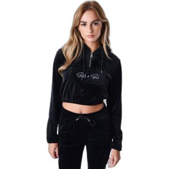 Sudadera de terciopelo con capucha corta Project X Paris