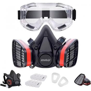 Edimax Gas Mask Plus con Gafas y Filtros Reemplazables