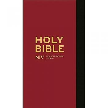 NIV Pocket Black Bonded Leather Bible with Zip