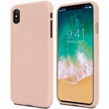 Copertura Soft Mercury per Samsung S22+ S906 Sabbia Rosa
