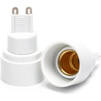 G9 zu E14 Basis Adapter für CFL-Glühbirnen, 1 Stück
