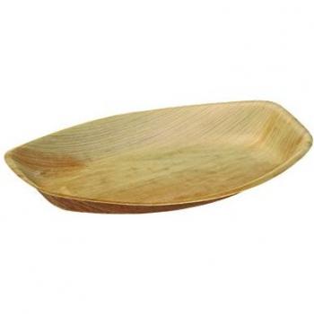 Plateau ovale en feuille de palmier 30x20 cm - sdg - 100 pièces