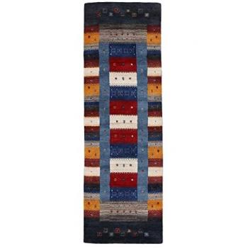 Gabbeh Don Handwoven Wool Runner Rug 80 x 300cm