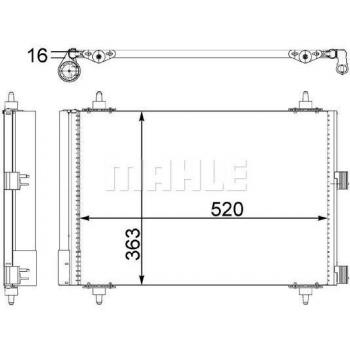 Mahle Air Conditioning Condenser 447 000S