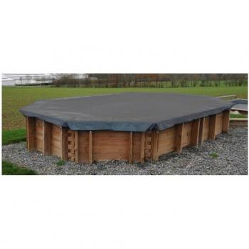 Copertura Invernale Per Piscine In Legno Da 580 G/m2 - Anice
