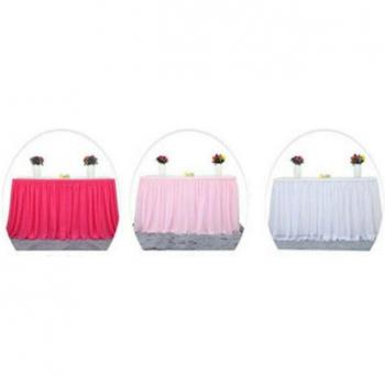Tulle Table Skirt for Parties