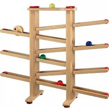 Fagus XL Marble Run - 63 cm Height Wooden Ball Track