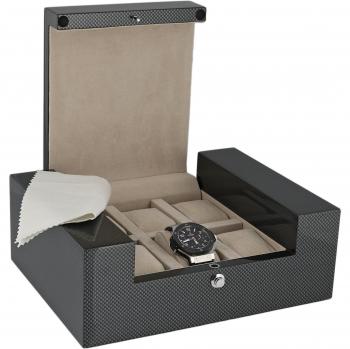 Fortis 6‑Watch Carbon Fibre Vault – Aevitas