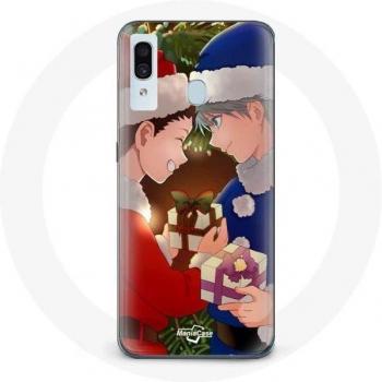 Coque Noël Maniacase Hunter x Hunter Samsung Galaxy A30 Gon Freecss Killua Zoldyck