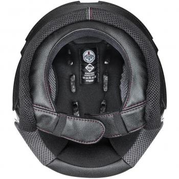 Nolan Forro de Casco de Moto N24 Negro-Rojo