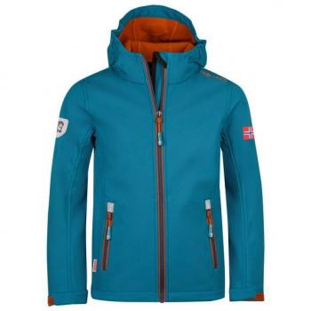 Chaqueta Azul Softshell Trollkids para Niños