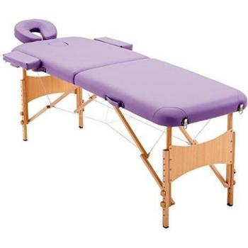 Camilla de Masaje Plegable HOMCOM 3 Zonas Altura Ajustable 61-88 cm