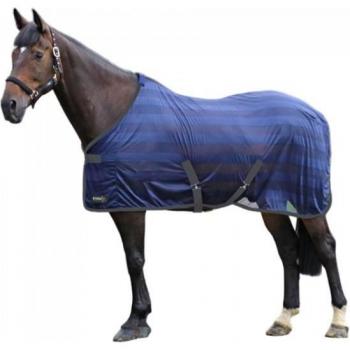 Coperta termica in rete StormX per cavalli 7'3 grigio/blu scuro