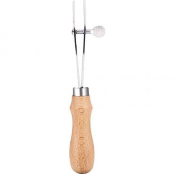 Leather Edge Groover – Hand‑Crafted Wood‑Handle Tool