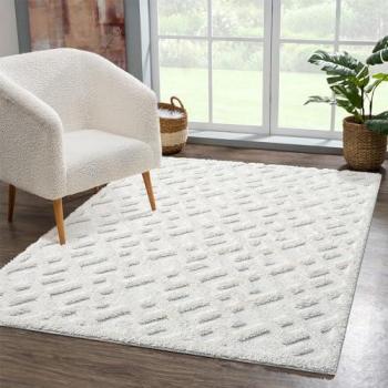 Hochflor-Teppich Beige FOCUS737