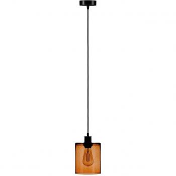 Solbika Amber Glass Hanging Lamp