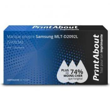 Toner Noir Samsung MLT‑D2092L – Double Lot de Grande Capacité