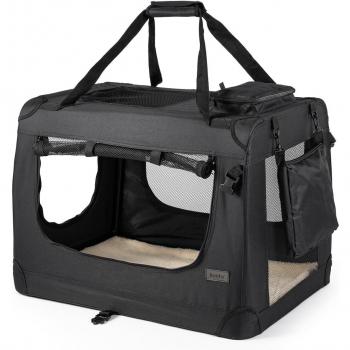 Lionto XXL Tiertransportbox - faltbar - 90x61x65 cm
