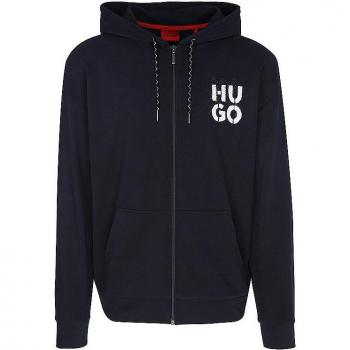 Chaqueta de Sudadera Hugo Loungewear Azul para Hombre