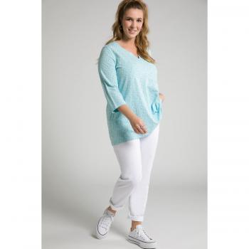 Maglia Maniche 3/4 Svasata Gabbiani Turchese 60/62