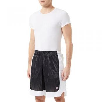 Shorts Champion Uomo Nero Bianco L