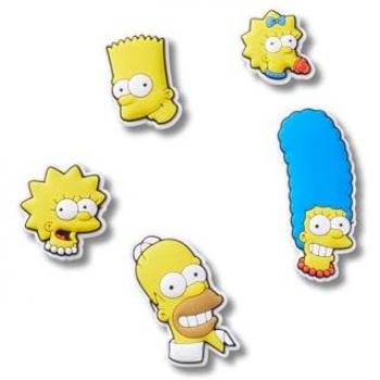 Crocs Schuhanstecker Jibbitz The Simpsons – 5er Pack (One Size)