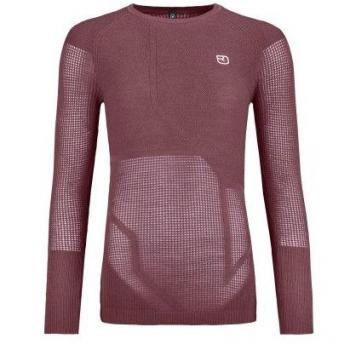 Ortovox Merino Thermovent Long Sleeve Femminile Rosa