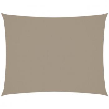 Day and Night Toldo de vela retangular tecido Oxford cinza taupe 3x6 m