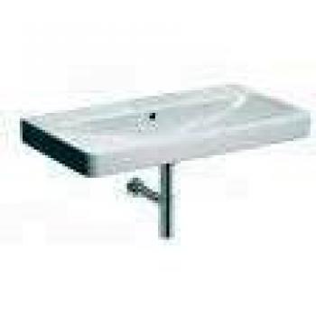 Geberit Smyle Square Waschtisch 500249018 weiss KeraTect, 75x48cm, mit Hahnloch und Überlauf