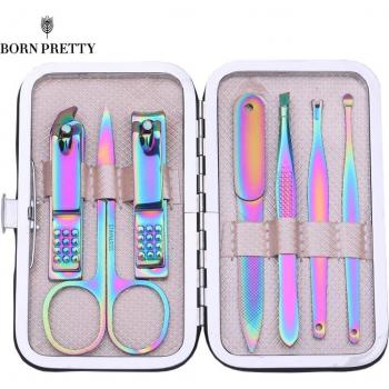 Portable Stainless Steel Nail Care Kit with Clippers