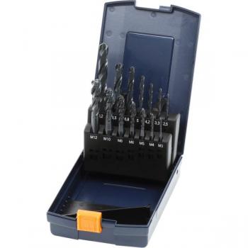 Maschi per fori ciechi con punte elicoidali M3-12 Garant