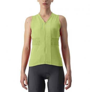Maglia Senza Maniche Castelli Anima 4 Verde Brillante Donna - XL