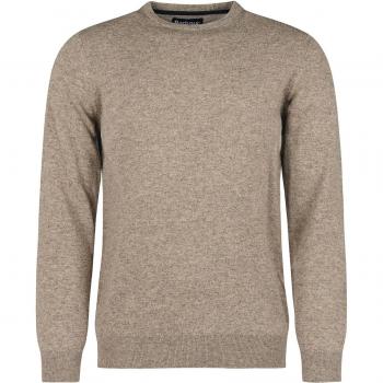 Barbour Maglia Essential Lambswool Crew Neck Pietra MKN0345 S