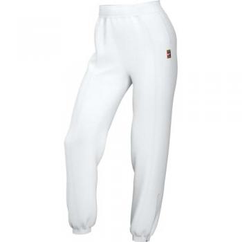 Damen Tennishose Nike Court Dri-Fit Heritage Knit Pant W - Weiß